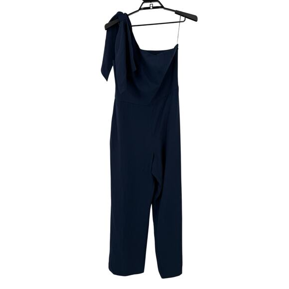 Dress the Population Jumpsuit Tiffany One shoulder blue size X-Large XL - Picture 1 of 5